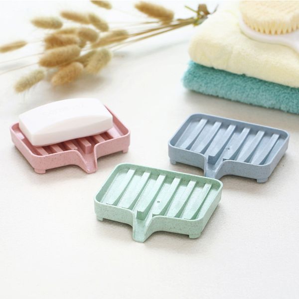 

2020 multifunctional drain soap box soap holde soap dish storage basket box stand bathroom accessories household useful