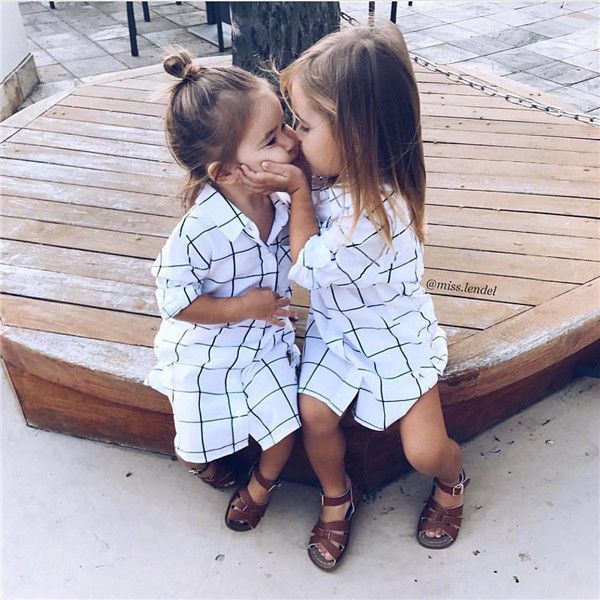 

0-5t newborn baby girls outfits clothes summer boy girl plaid checks dress outfits 2017 new kids clothing set, White;black
