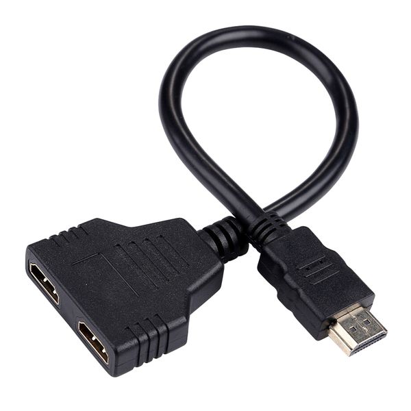 

hdmi splitter cable 1 in 2 from male to female hd 1080p support 4k for hdtv
