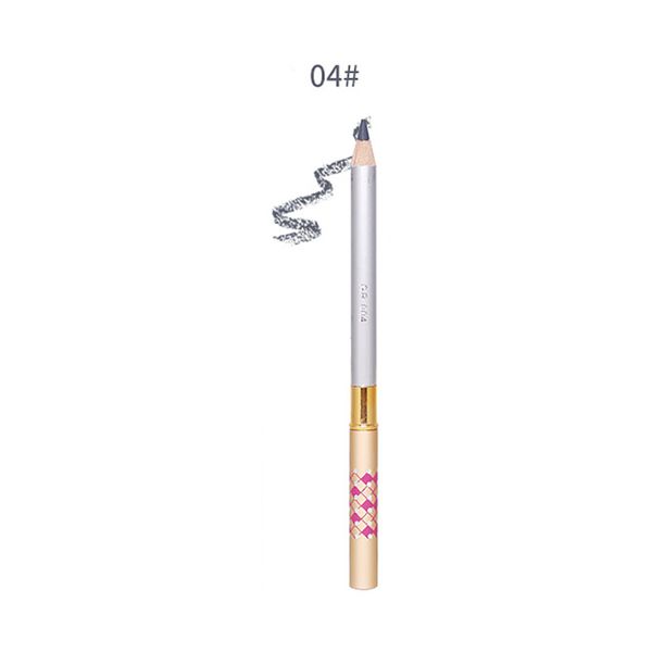 

double-end waterproof eyebrow pencil brush eyeliner makeup cosmetic pen(gray) gray