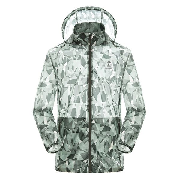 

camouflage sunscreen clothing female skin clothing windbreaker outdoor lovers wear quick-drying clothes large size, Blue;black