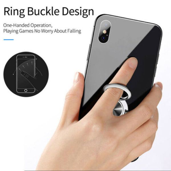 

phone holder for car use 2 in 1 with hand plier stands with finger ring kickstand for iphone 11 pro max sumsung note10
