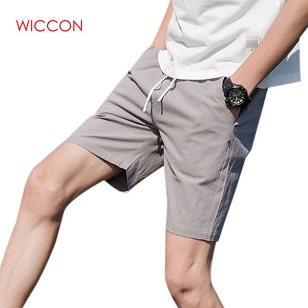 

summer cotton linen shorts youth loose men's casual shorts comfortable breathable solid beach male plus size m-5xl, White;black