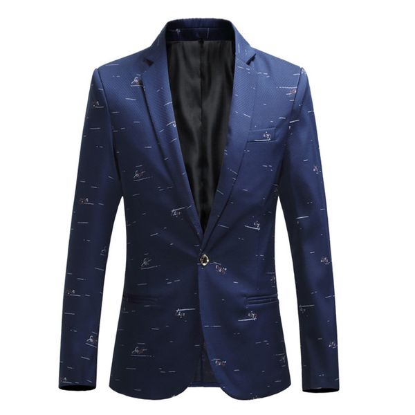 

fashion casual leisure suit jacket floral printed men blazer slim fit designs stage costumes for singers large size m-6xl, White;black