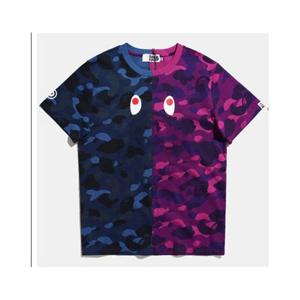 

mens designer t shirt fashion shark mouth printing tees brand trendy hiphop streetwear new summer t-shirt asian size s-2xl explosion, White;black