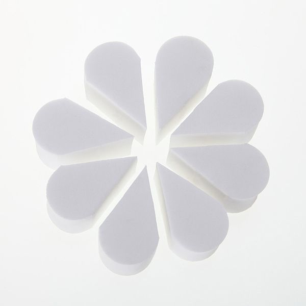 

muqgew 8pcs fashion white petal puff makeup foundation sponge puff powder smooth cosmetic beauty face make up tools