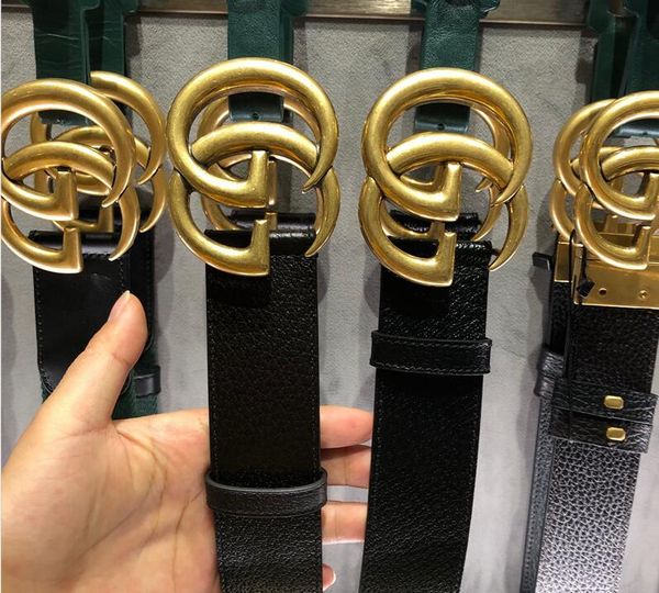 

2020 новый пояс дизайнерские ремни мужские и женские ремни дизайнерский пояс роскошный ремень кожаные ремни женские большие золотые пряжки, Blue;gray