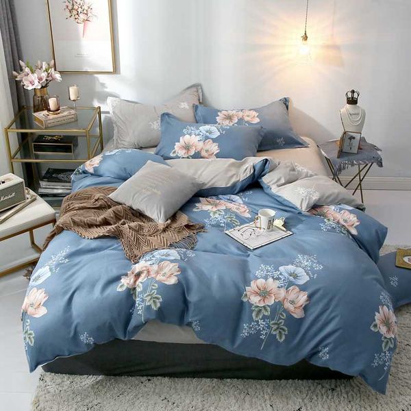 

wensd spring,summer,autumn,winter comforter bedding sets 3/4pcs king size bedding set flat bed cover,bed sheet ropa de cama