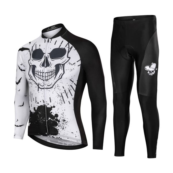 

cycling clothing outdoor spring summer cycling jersey set long sleeve bike clothing sport roupa ciclismo bike sporty set man, Black;blue