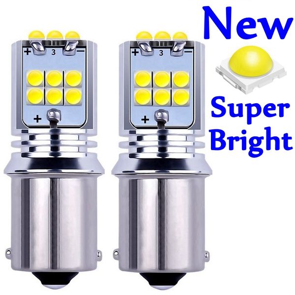 

2pcs 1156 ba15s 7506 p21w r10w super bright led car tail brake light turn signal lamp auto reverse bulb daytime running light