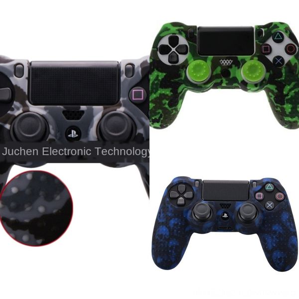 

n6m ivyueen половина силикон thicker мягкой кожа крышка случай +-х thumb dualshock захватов для playstation палочка 4 ps4 pro тонкого контро