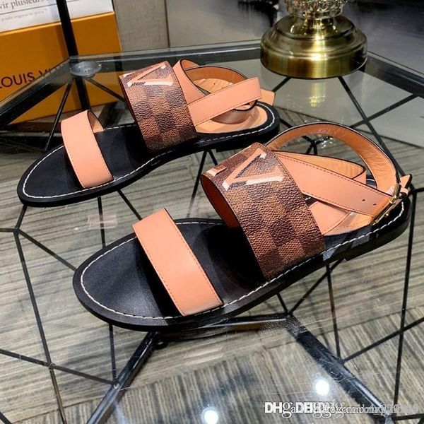 

новые женщины пассажира sandal luxury дизайнер обуви женские сандалии 1a5luo вскользь кожи верхнего качества размер 35-42 с коробкой, Black