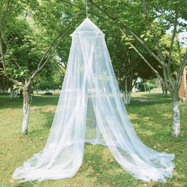 

indoor outdoor camping round bed net mosquito net dome hanging bed canopy curtain for hammock baby kids