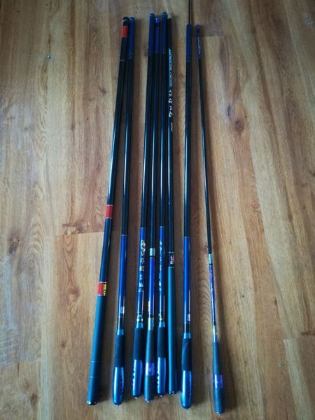 

6.3m carbon telescope freshwater carp fishing rod