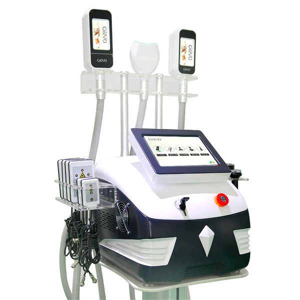 

new developed 5 in 1 cooling cryolipolysis machine with 360° full vacuum professional body slimming equipment for double chin