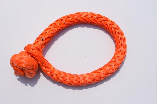 

6mm*80mm soft shackles,rope shackle for recovery towing uhmwpe shackle for atv utv suv