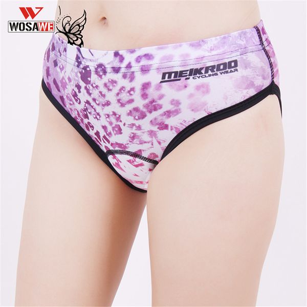 

wosawe women cycling underwear shorts 3d gel padded triangle shorts cycling underpants bike riding breathable underwear tattoos