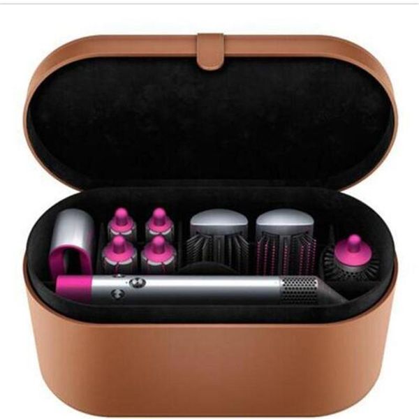 

24 hour shipping 8 heads multi-function hair styling device hair dryer automatic curling iron gift box for rough and normal hair
