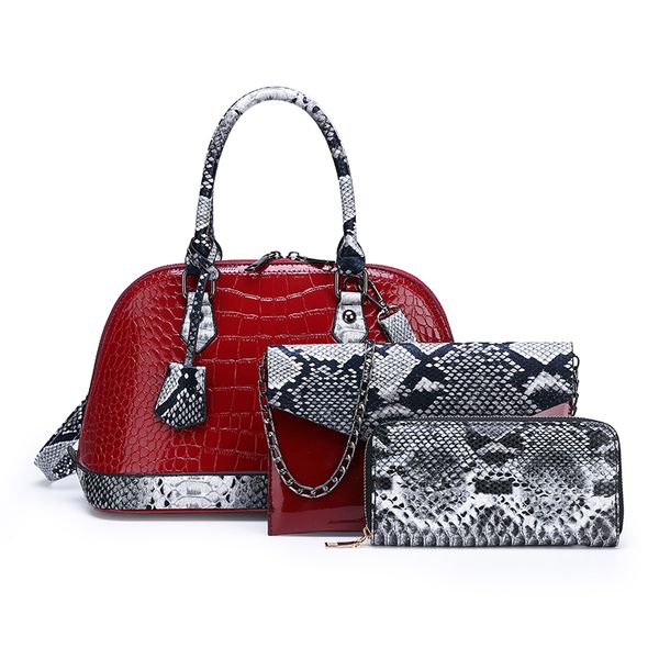 

3 pcs women purse shell bag set crossbody bag bags for women 2020 purses and handbags luxury designer tote new