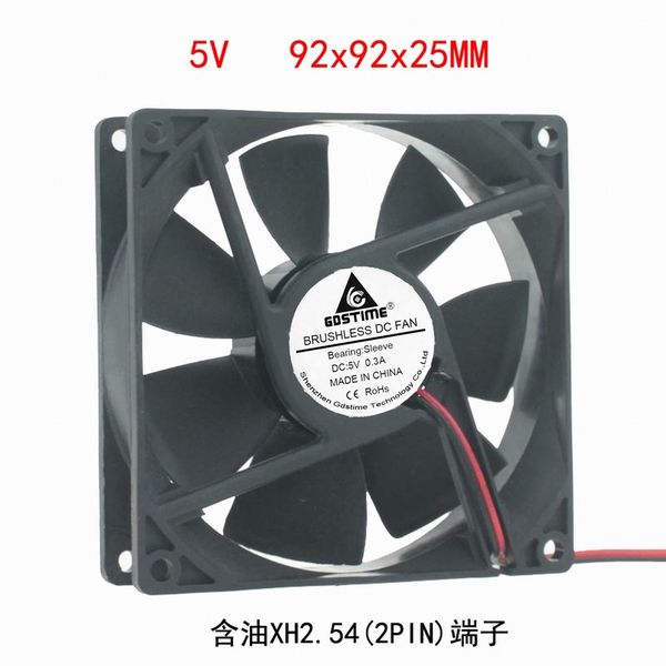 

dc 5v 12v 24v 2pin 9225 9cm 90mm 92*92*25 sleeve bearing silent brushless cooling fan