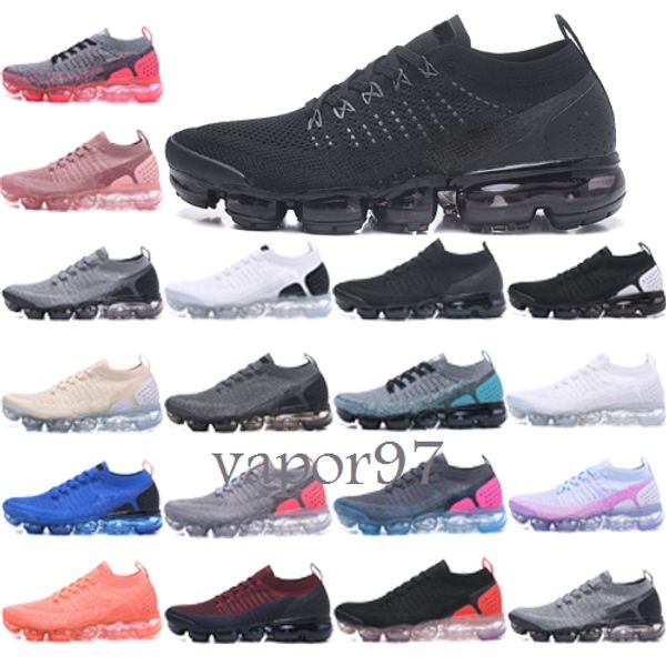

2019 Best quality 2018 NEW mens Fashion Designer luxury Shoes Air Running Trainer fly Sports plus knit men Wave Runner women Sneakers
