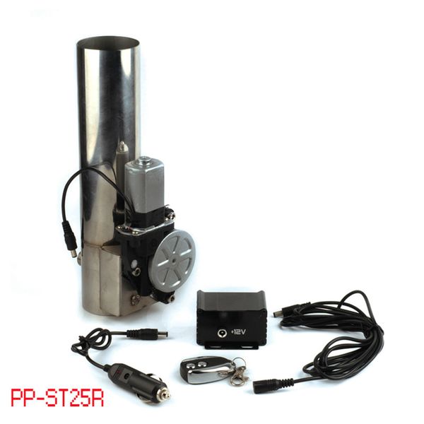 

2 2.5 3 inch car accessories universal electric exhaust pipe straight valve exhaust muffl cutout with remote control
