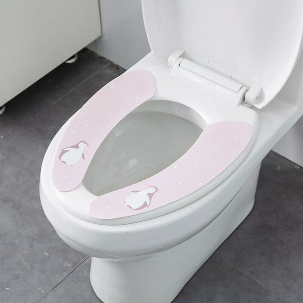 

washable bathroom toilet seat cushion closestool soft warmer mat cover pad