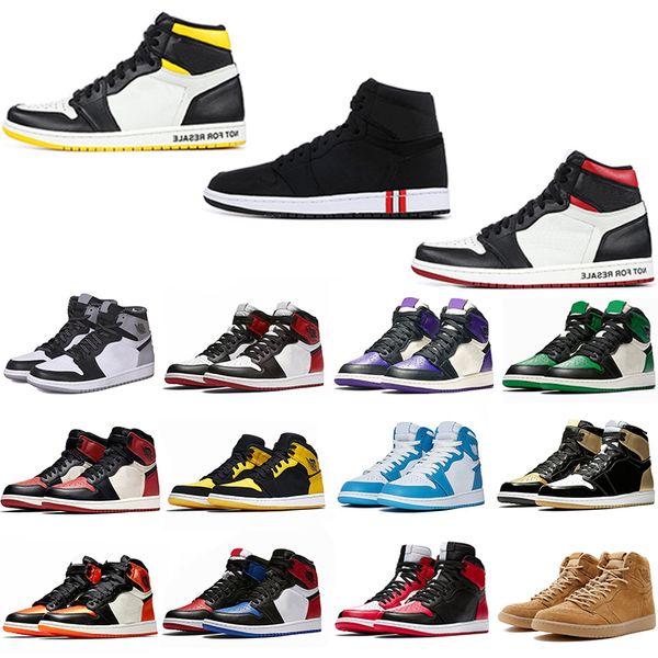 

2019 Spring 1 1s Mens Basketball Shoes Not For Resale Red Yellow paris saint german Top 3 UNC Designer Sport Sneakers EUR 40-47