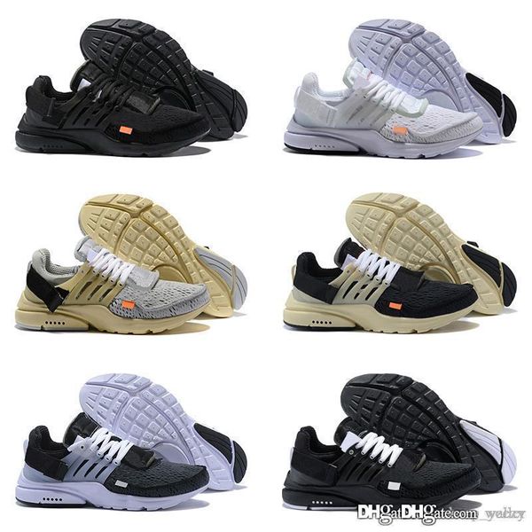 

2018 presto 2.0 men running shoes yellow white black designer sports sneakers mens women casual outdoor shoes size 36-45