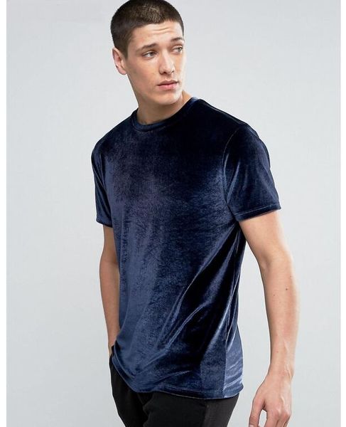 t shirt velluto uomo