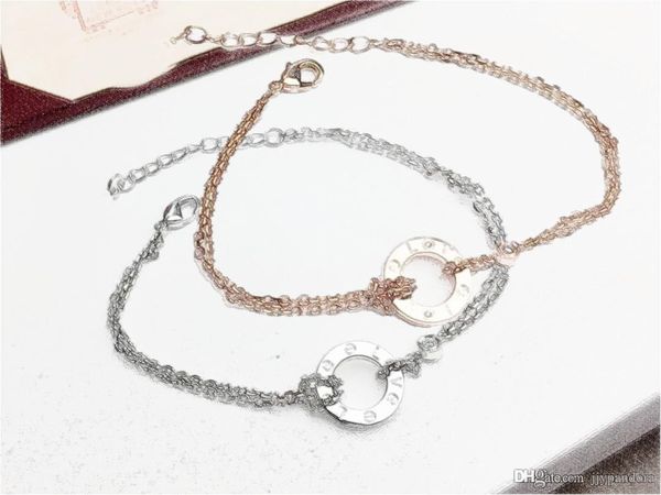 

fahmi classic love small ring двойное кольцо браслет псевдо золото пользовательские красоты подлинное покрытие 18 карат золото ремесло беспл, Black