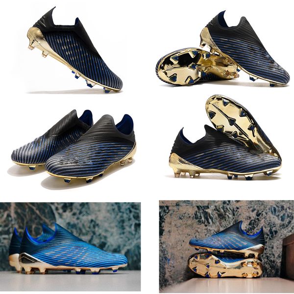 

2019 new arrive x19 +inner game waterproof designer soccer shoes mens womens color electroplated fg football shoes