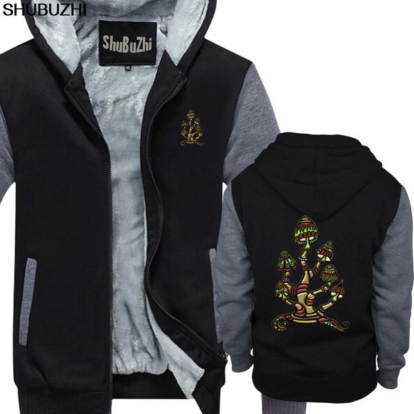

boardrippaz толстые зимние толстовки magic mushrooms shrooms peace hippie rainbow новый зимние толстовки sbz1183, Black