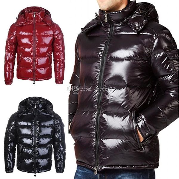 

luxury men women casual down jacket down coats mens outdoor warm feather man winter coat outwear jackets parkas, Black