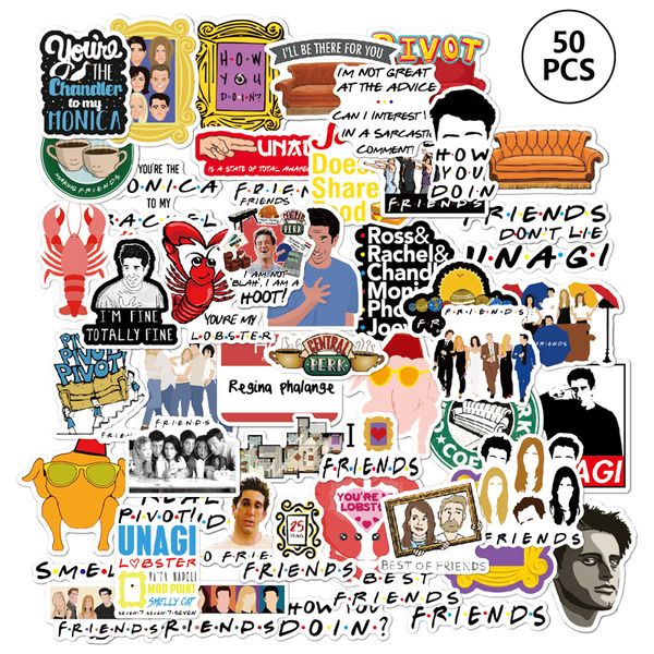 

diy stickers tv show waterproof funny sticker for toy luggage stickers motorcycle car luggages suitcase notebook