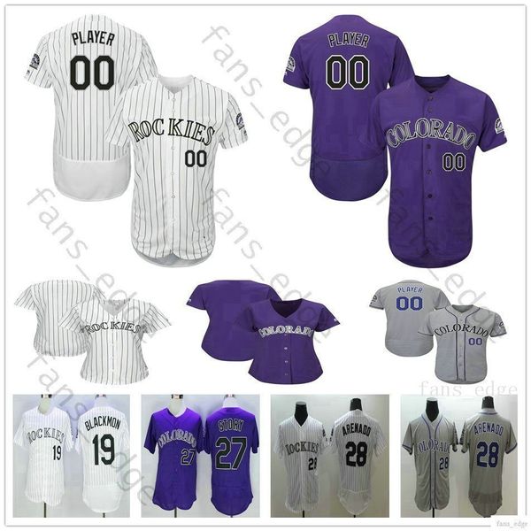 

Custom Colorado #14 Tony Wolters Rockies 27 Trevor Story 44 Tyler Anderson 71 Wade Davis 55 Jon Gray Man Woman Kids Youth Baseball Jerseys