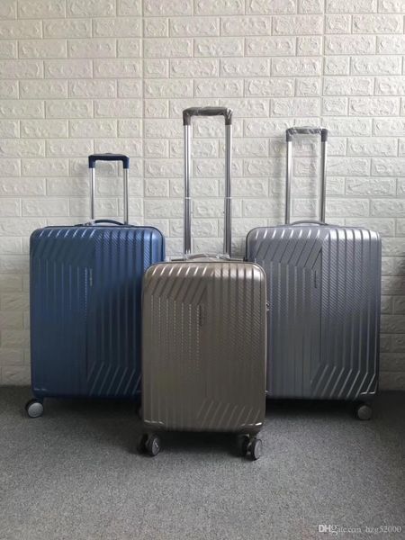 

20"24"inch +pc shell rolling suitcase travel luggage bag universal wheel trip box