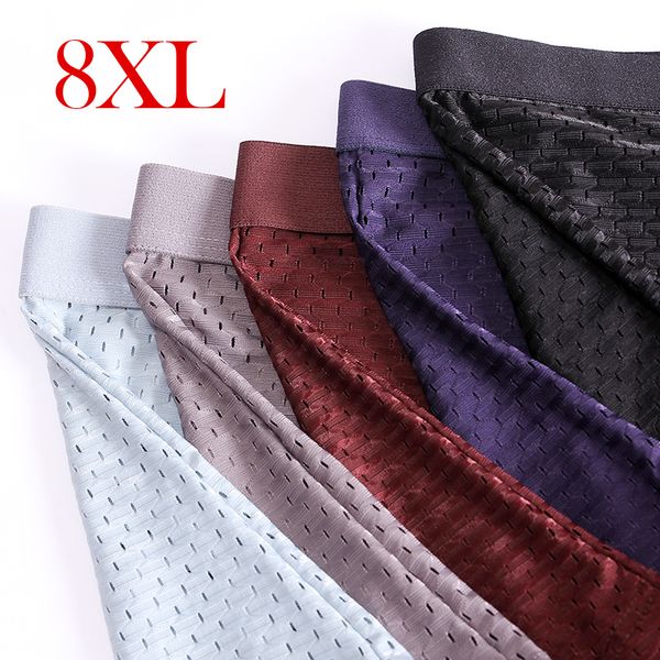 

4pcs/lot bamboo fiber men's boxer pantie underpant plus size xxxxl large size shorts breathable underwear 5xl 6xl 7xl 8xl, Black;white