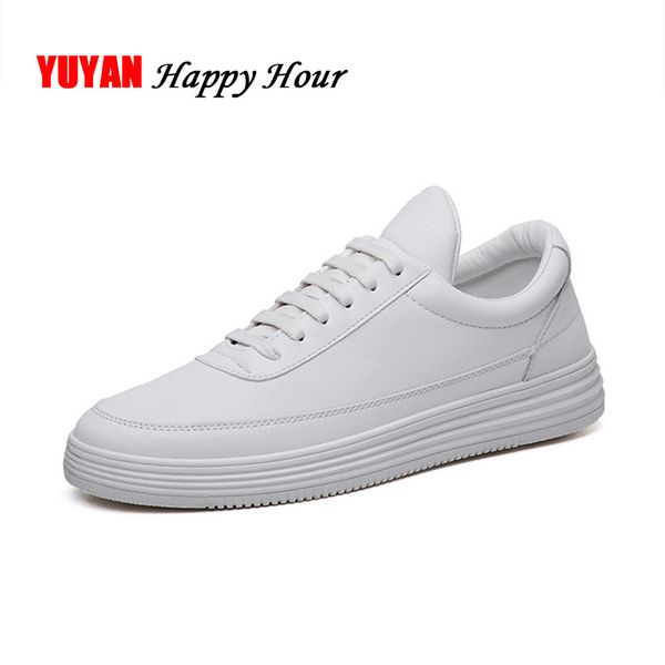 

men sneakers soft leather casual shoes flat fashion brand sneakers men's white shoes black ka015