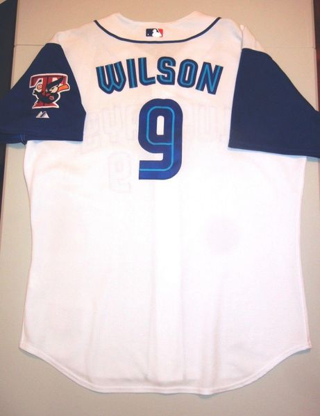

retro new new majestic #9 tom wilson toronto 03 white jersey 50 halladay mens stitched baseball jerseys, Black;blue