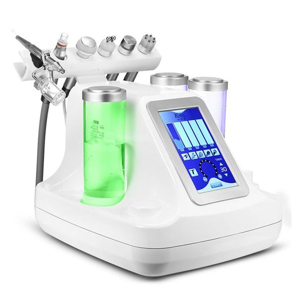 

new 6 in 1 hydra cleaning water jet beauty machine facial care oxygen equipment small bubble machine