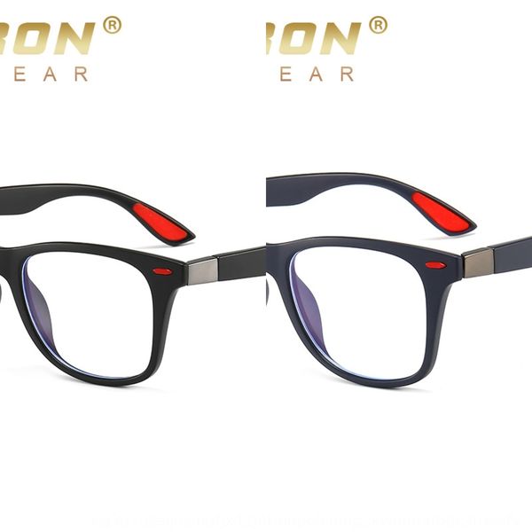 

blue-proof square myopia plain men's and women's frame glasses myopia glasses frame ailinpg, Silver