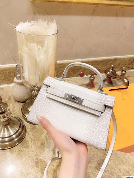 

designer harmers designer handbags mini size crocodile pattern killy handbag fashion totes purse woman h purse bag