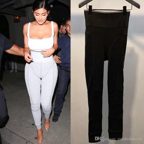 

женщины высокой талией леггинсы лодыжки длина поножи фитнес мода тренировки женский эластичная тонкая jeggings поножи, Black;white