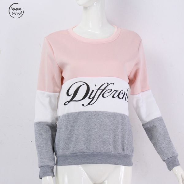 

2019 осень и зима женщины fleeve толстовки печатные буквы epho80027 женщин вскользь толстовка толстовка sudaderas разные, Black