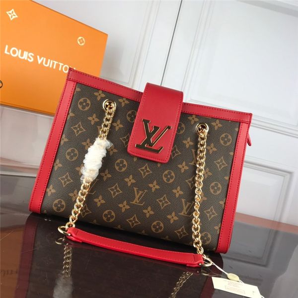 

m41236-4 new french-end brand luxury handbags fashion leather bag womens party travel decoration bag with box ing