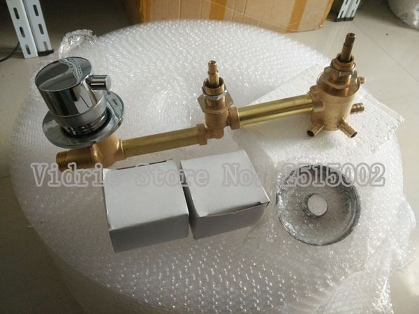 

3 tap connect 3/4/5 gear intubation/screw thread thermostatic faucet, bathroom mixing valve bathtub faucet and cold switch