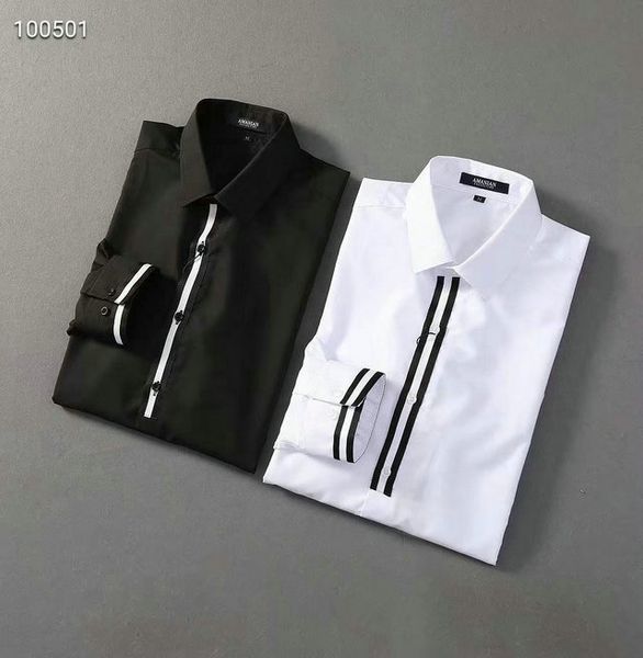 

burberri designer men t shirt just quality classic fashion shirt new cotton cardigan private custom boutique tide brand shirt wild, White;black