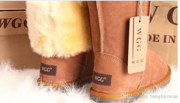 

sell 2020 good quality wgg australia designer women's classic tall boots womens boots boot snow winter leather boots black size 5