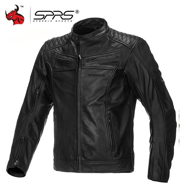 

sprs motorcycle jacket men leather moto jackets windproof waterproof motocross jacket protective gear black motorcycle clothing